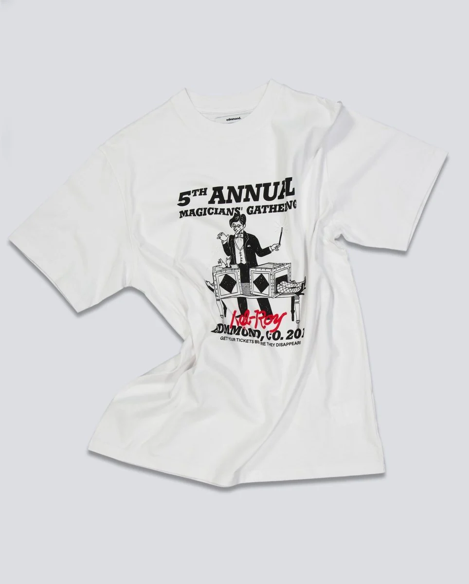 Camiseta Edmmond Studios Mel Roy Blanco Unisex - Image 2