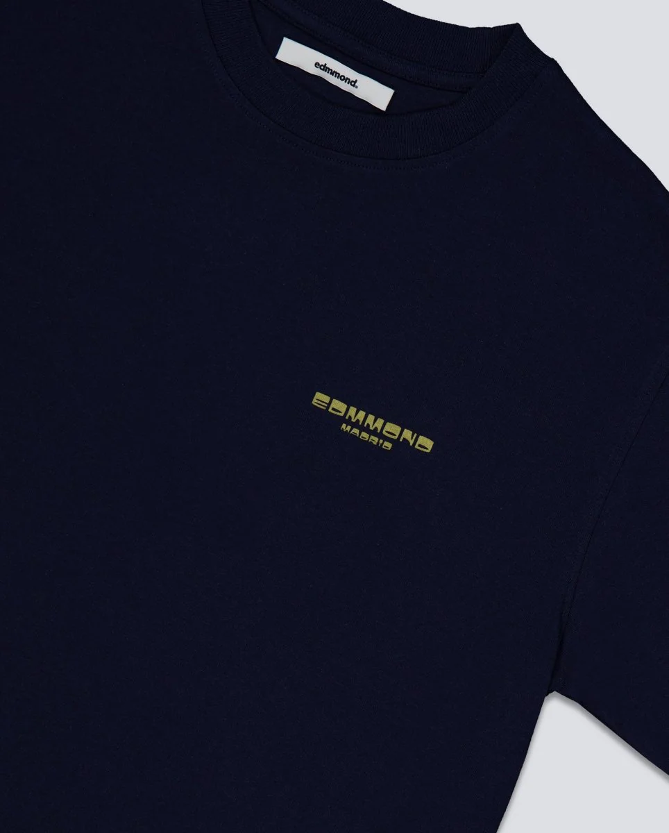 Camiseta Edmmond Studios Melomaniac Plain Azul Unisex - Image 4