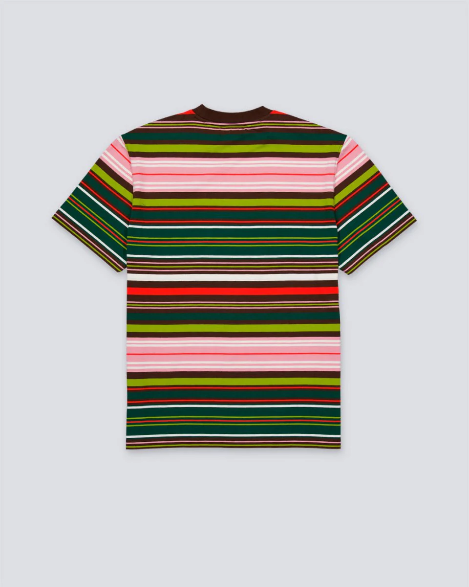 Camiseta Edmmond Studios Mini Logo Stripes Multicolor Unisex - Image 2