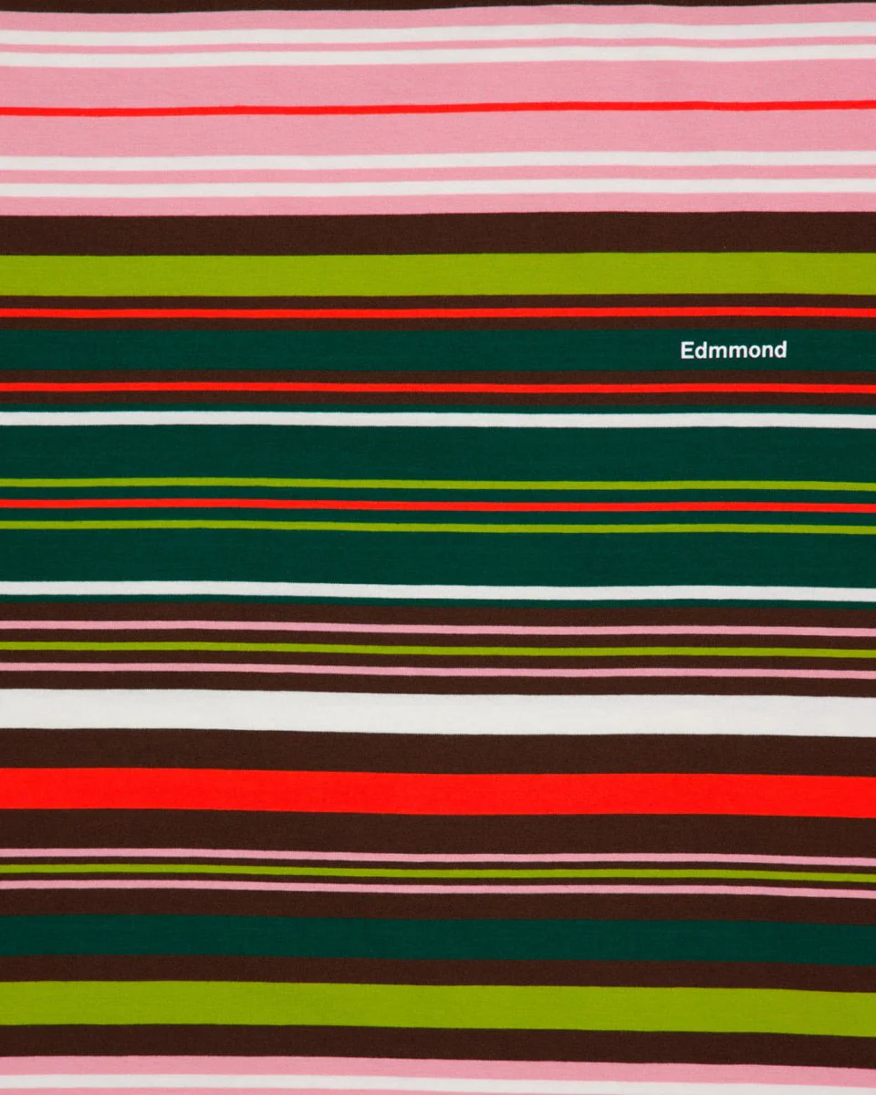 Camiseta Edmmond Studios Mini Logo Stripes Multicolor Unisex - Image 3