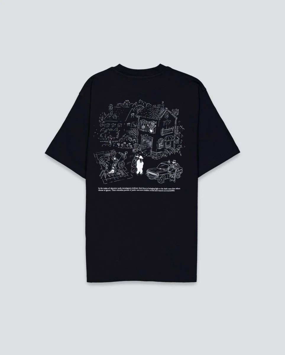 Camiseta Edmmond Studios Scene del Crime Negro Hombre - Image 3