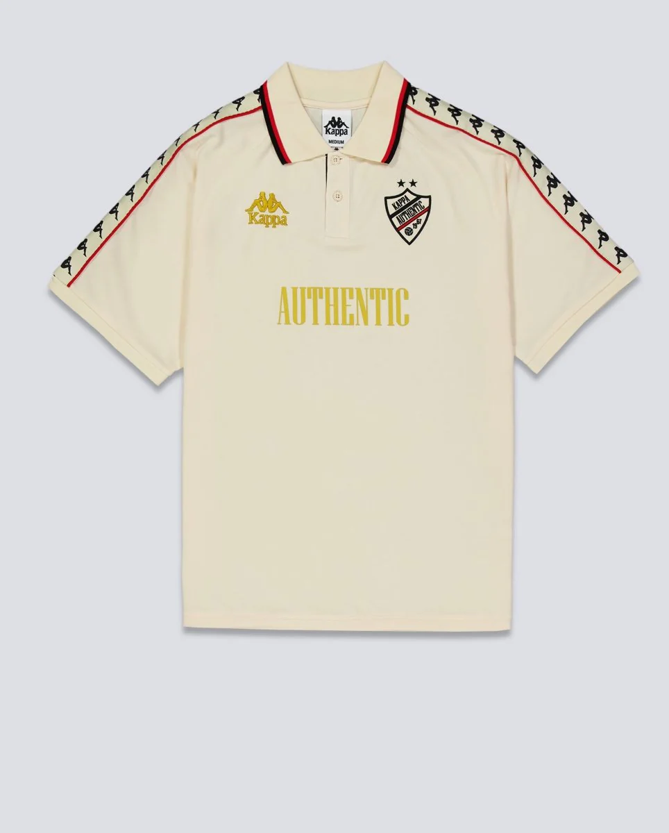 Camiseta  Kappa 222 Banda Stafen Beige Unisex