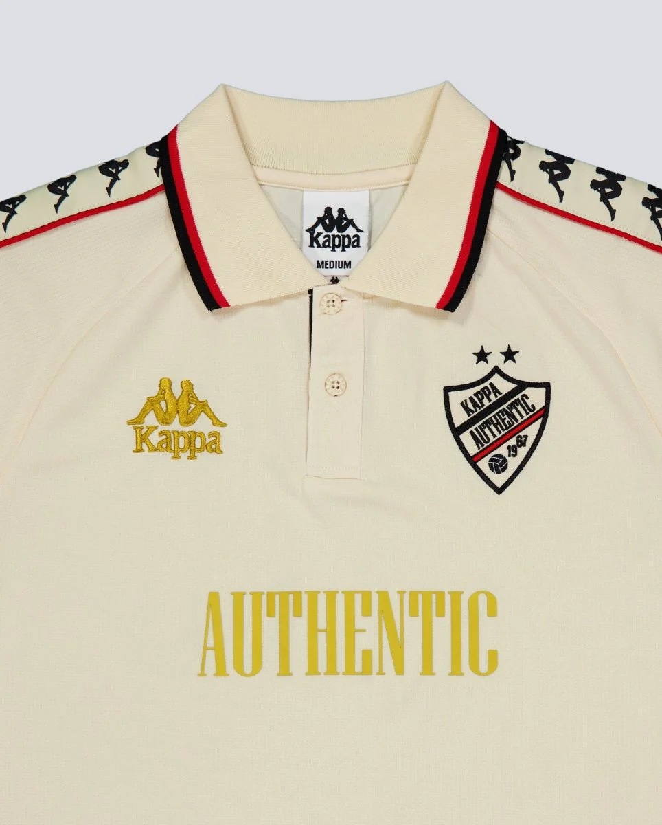 Camiseta  Kappa 222 Banda Stafen Beige Unisex - Image 2