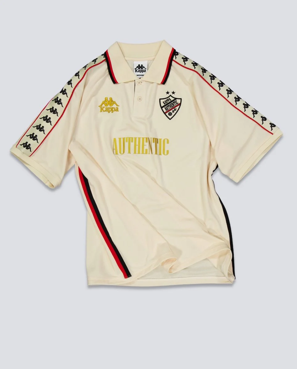 Camiseta  Kappa 222 Banda Stafen Beige Unisex - Image 3