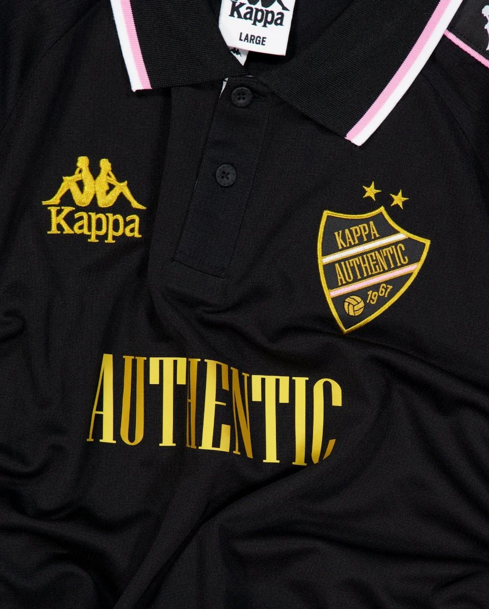 Camiseta Kappa 222 Banda Stafen Negro Unisex - Image 2