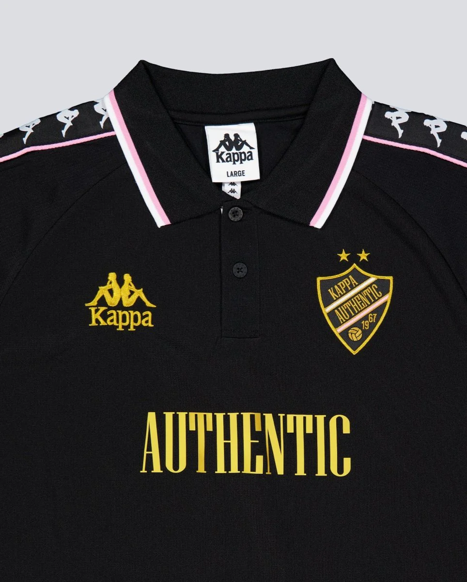 Camiseta Kappa 222 Banda Stafen Negro Unisex - Image 3