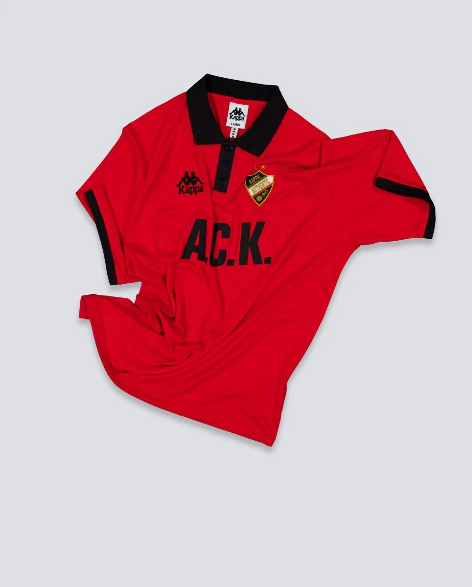 Camiseta Kappa Authentic Sloan Rojo Unisex - Image 2