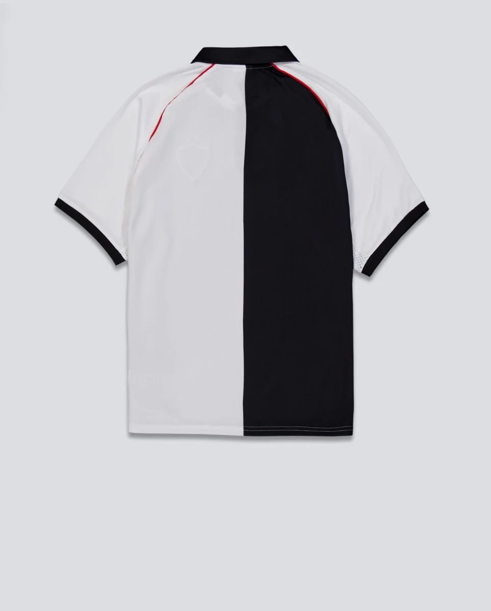 Camiseta Kappa Authentic Solin Blanco Y Negro Unisex - Image 4