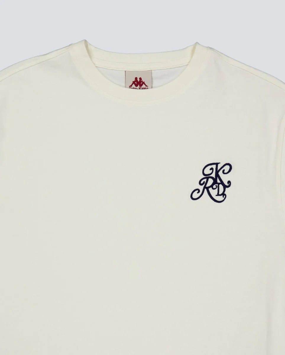 Camiseta Kappa Robe Giovani Jelly Beige Unisex - Image 3