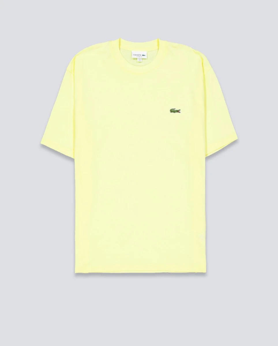 Camiseta Lacoste Amarilla Unisex
