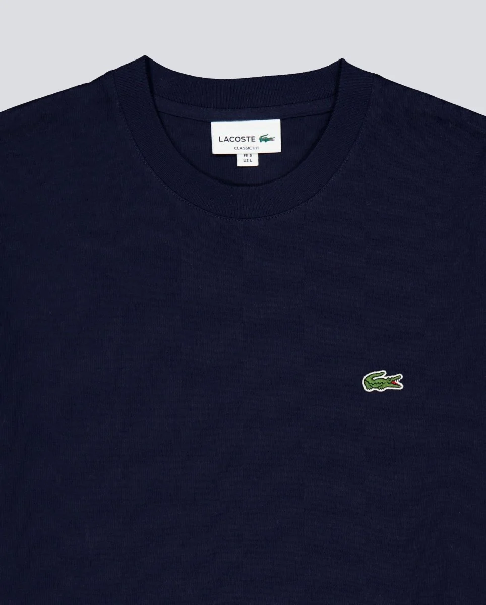 Camiseta Lacoste Azul Marino Hombre - Image 3
