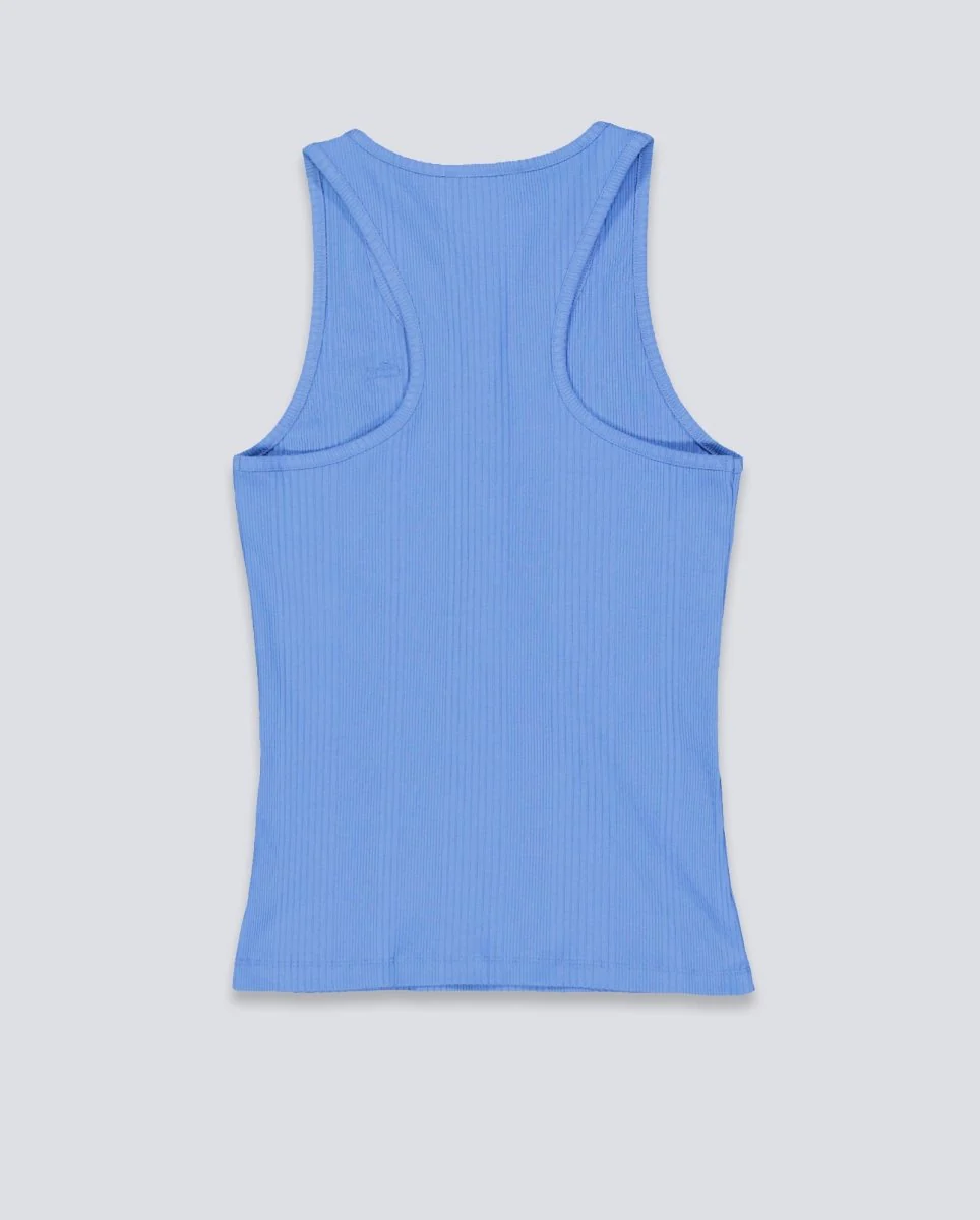 Camiseta De Tirantes Lacoste Azul Mujer - Image 4