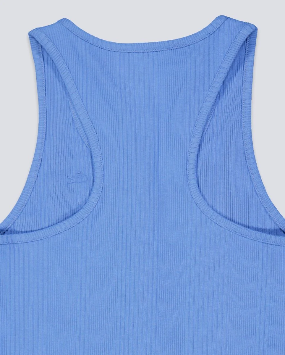 Camiseta De Tirantes Lacoste Azul Mujer - Image 6