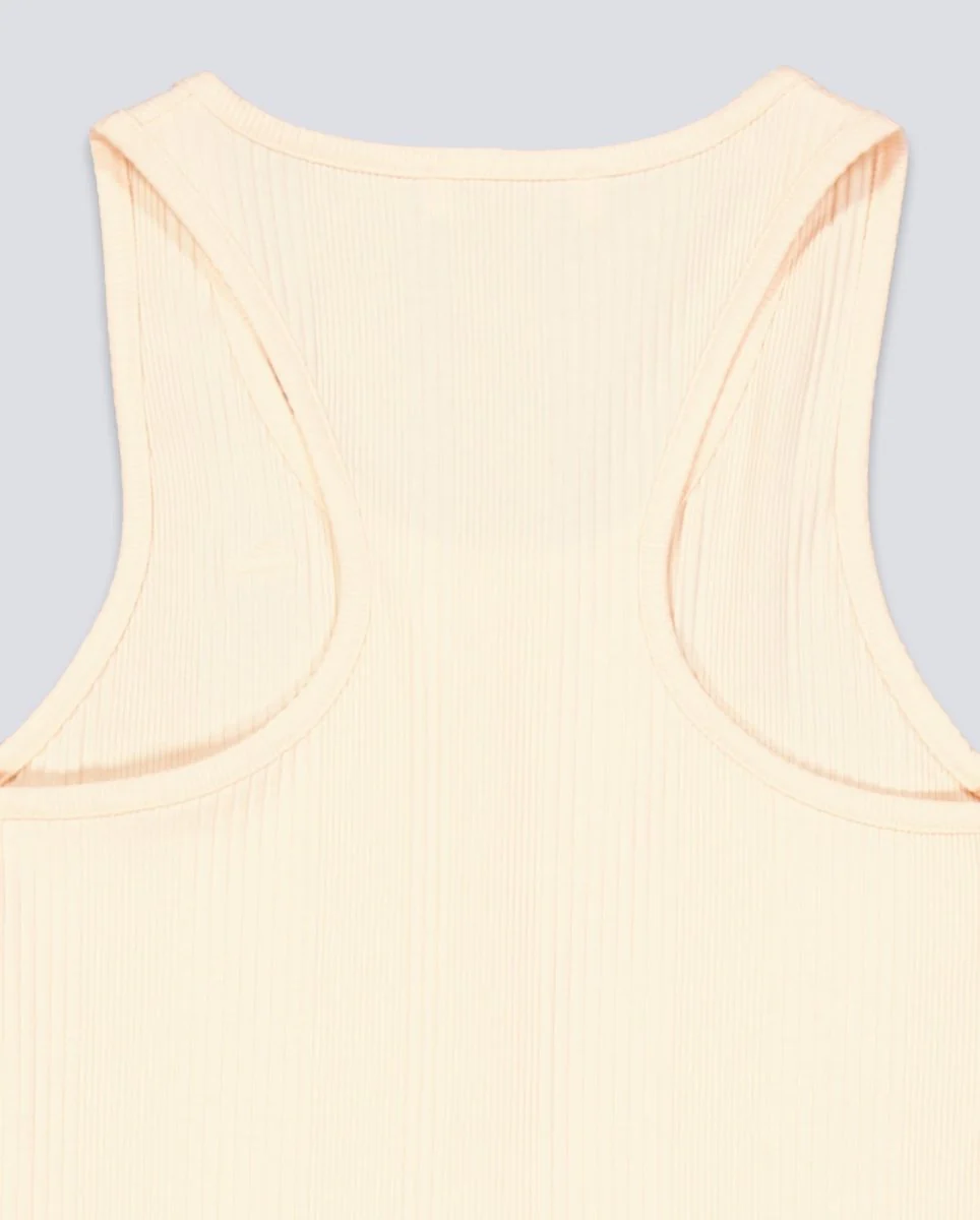 Camiseta De Tirantes Lacoste Beige Mujer - Image 6