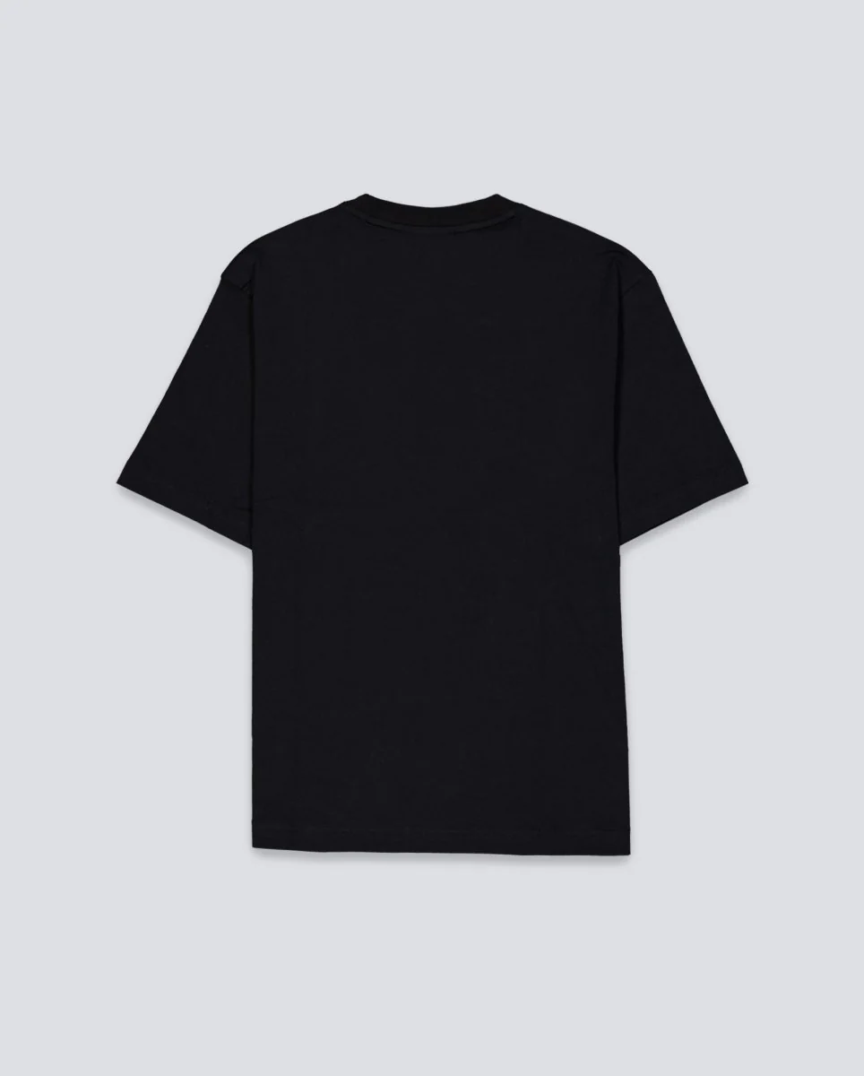 Camiseta Lacoste De Corte Holgado Negro Mujer - Image 3
