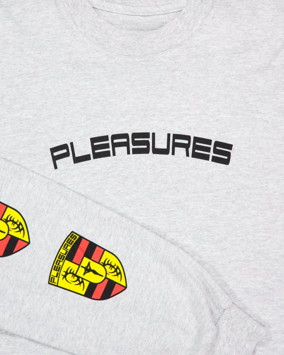 Camiseta Manga Larga Pleasures Fast Life Long Gris Hombre - Image 3