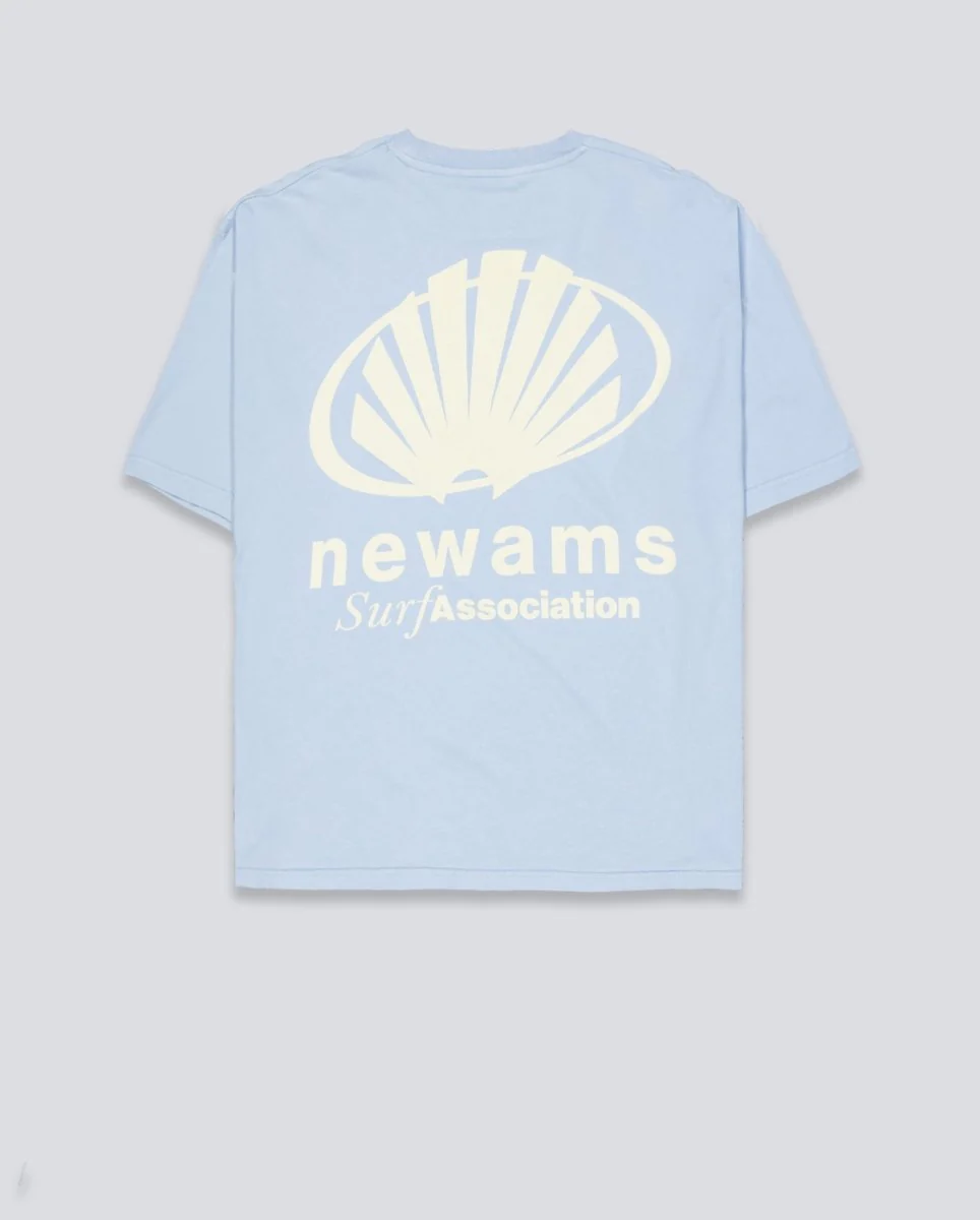 Camiseta New Amsterdam Surf Association Corporate Logo Azul Unisex - Image 5