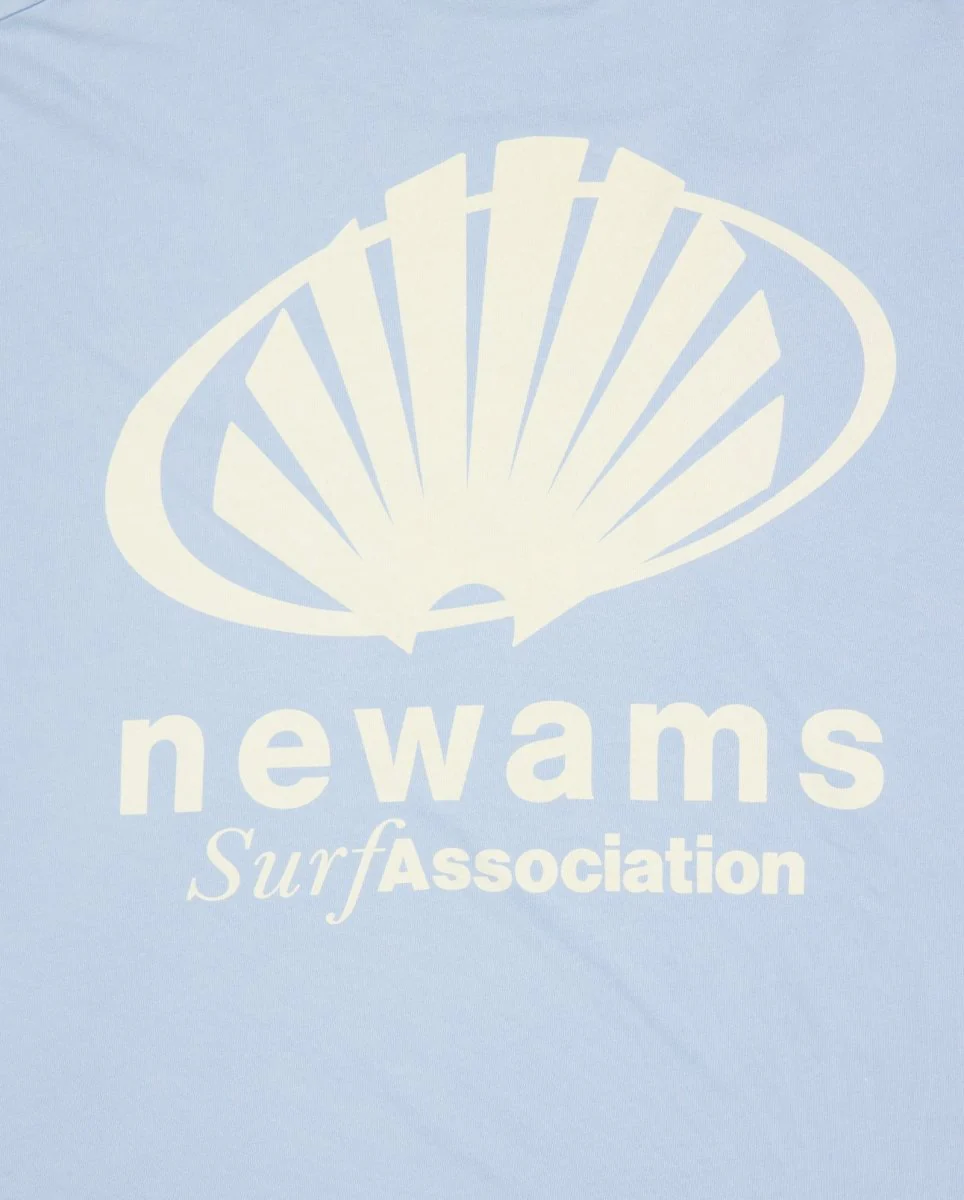Camiseta New Amsterdam Surf Association Corporate Logo Azul Unisex - Image 7