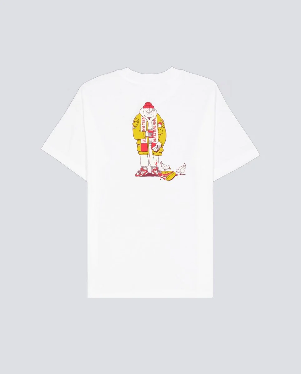 Camiseta New Balance Spectator Blanca Hombre - Image 3