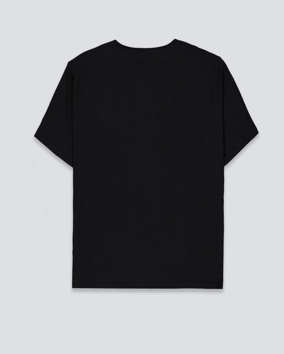 Camiseta New Era Script Negro Hombre - Image 2