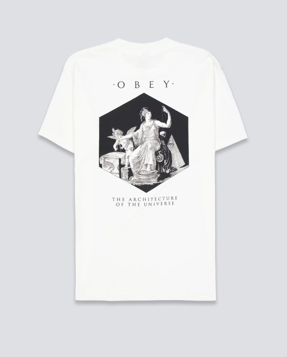 Camiseta Obey Architecture Of The Uni Blanco Hombre - Image 3