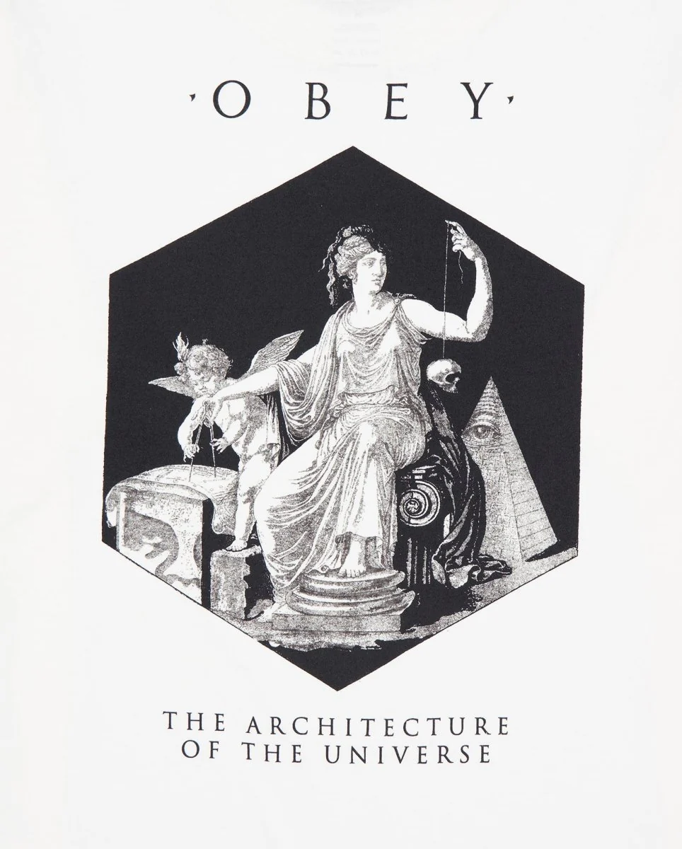 Camiseta Obey Architecture Of The Uni Blanco Hombre - Image 4