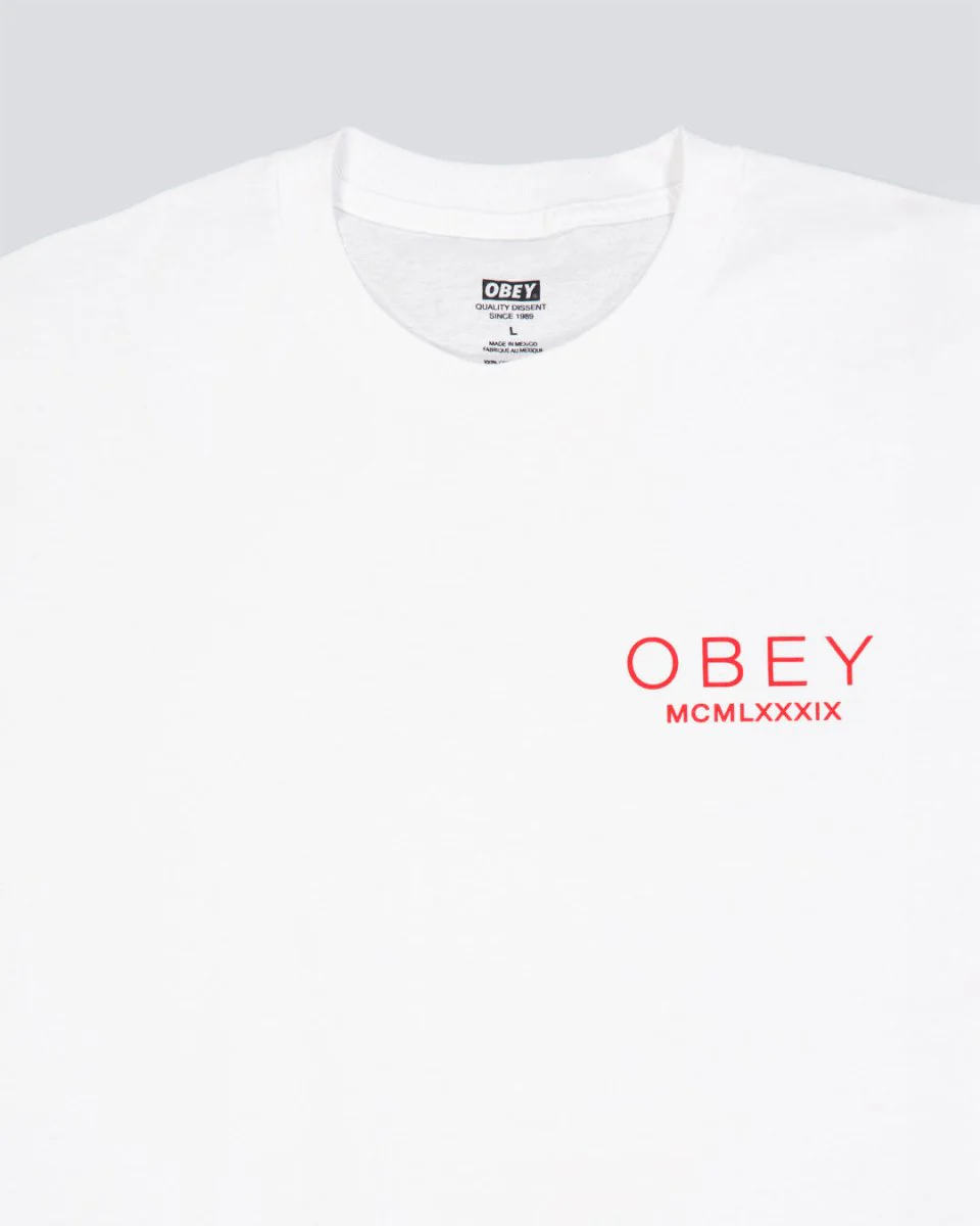 Camiseta Obey Bella Maximus Blanco Mujer - Image 2