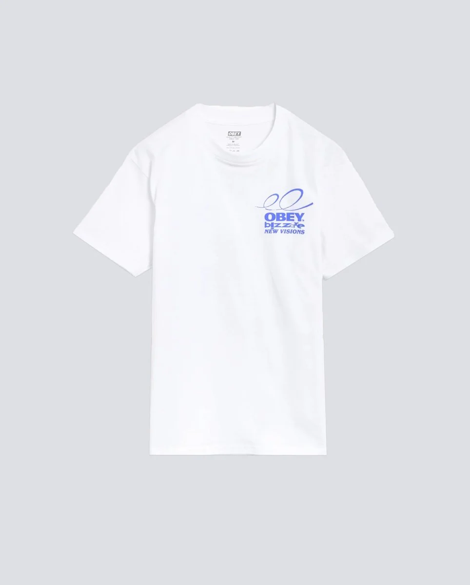 Camiseta Obey Bizzare New Visions Blanco Hombre