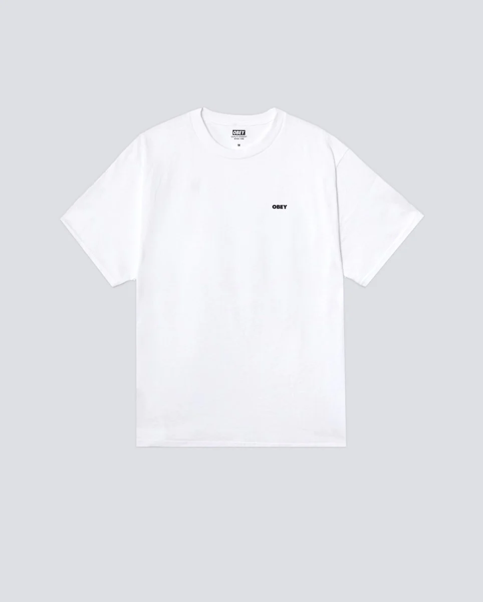 Camiseta Obey Cosmic Noise Blanco Hombre