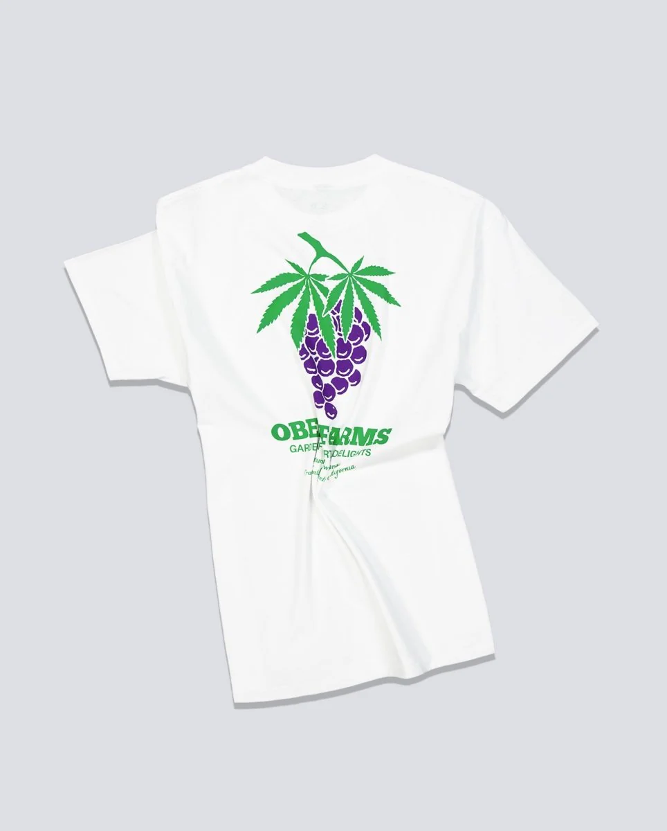 Camiseta Obey Farms Blanco Hombre - Image 3