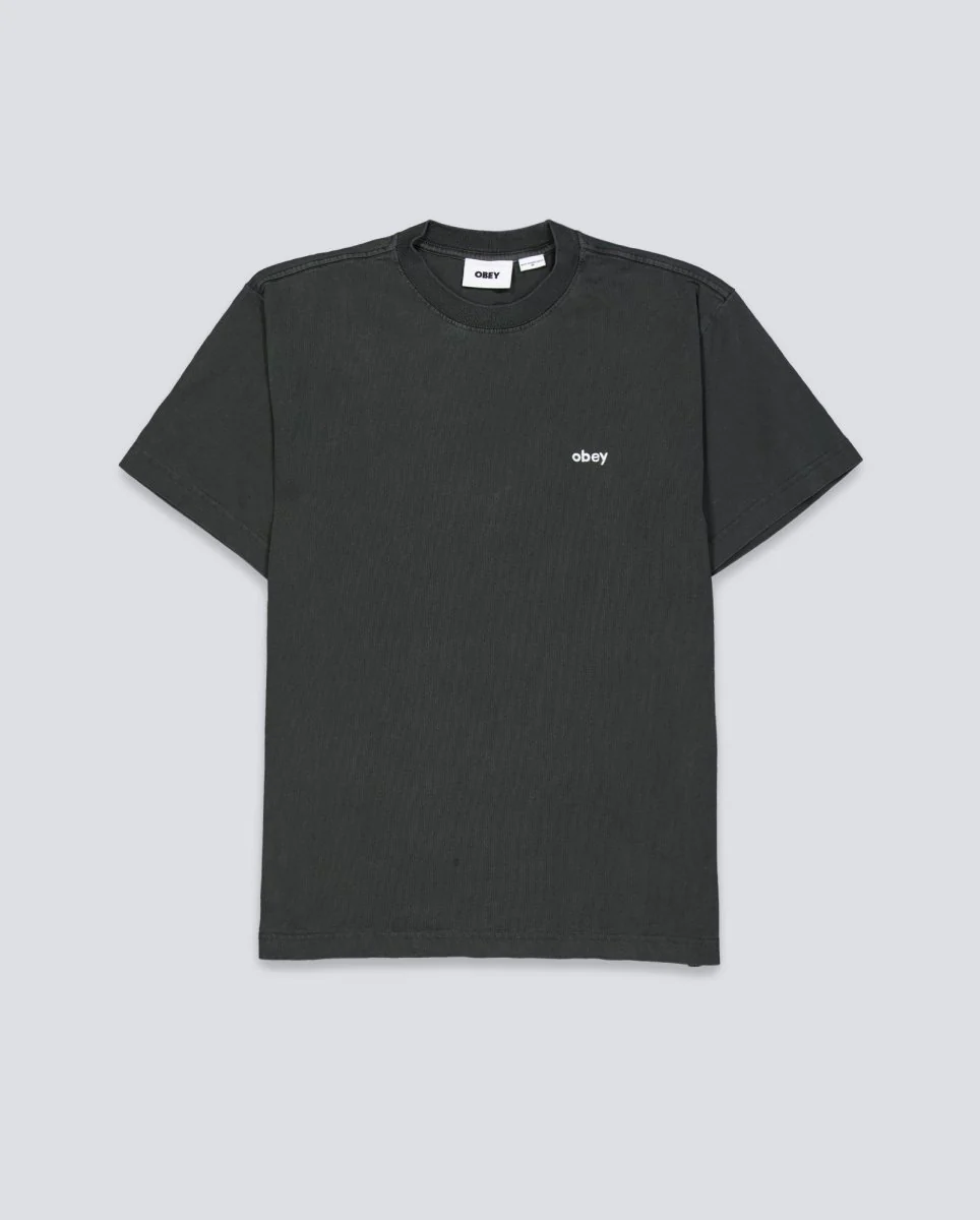 Camiseta Obey Lowercase Pigment Gris Unisex