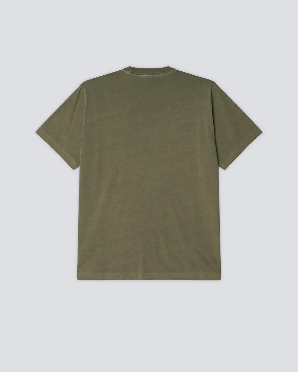 Camiseta Obey Lowercase Pigment Verde Hombre - Image 2