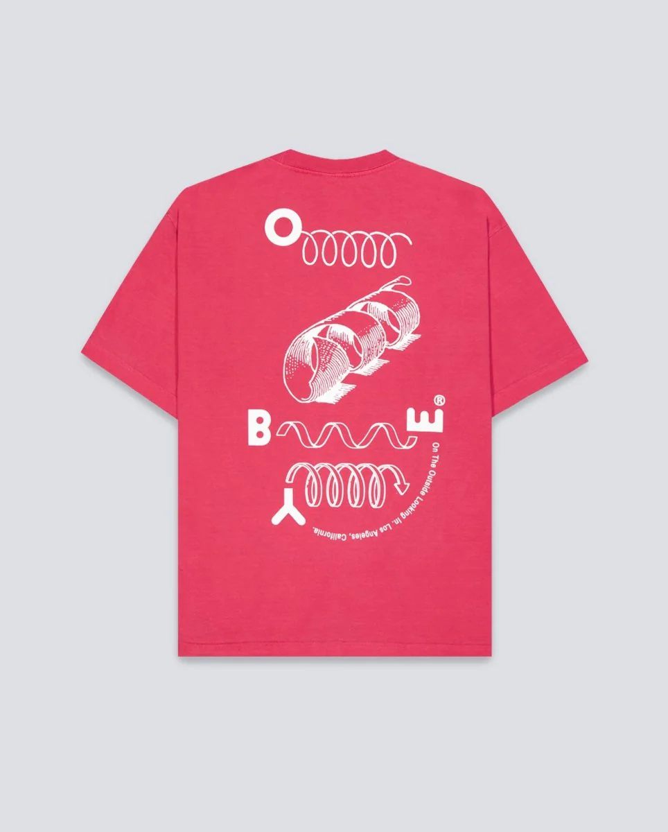 Camiseta Obey Obey Outside Looking In Pigment Rosa Unisex - Image 3