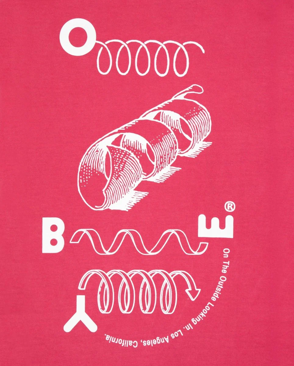 Camiseta Obey Obey Outside Looking In Pigment Rosa Unisex - Image 4