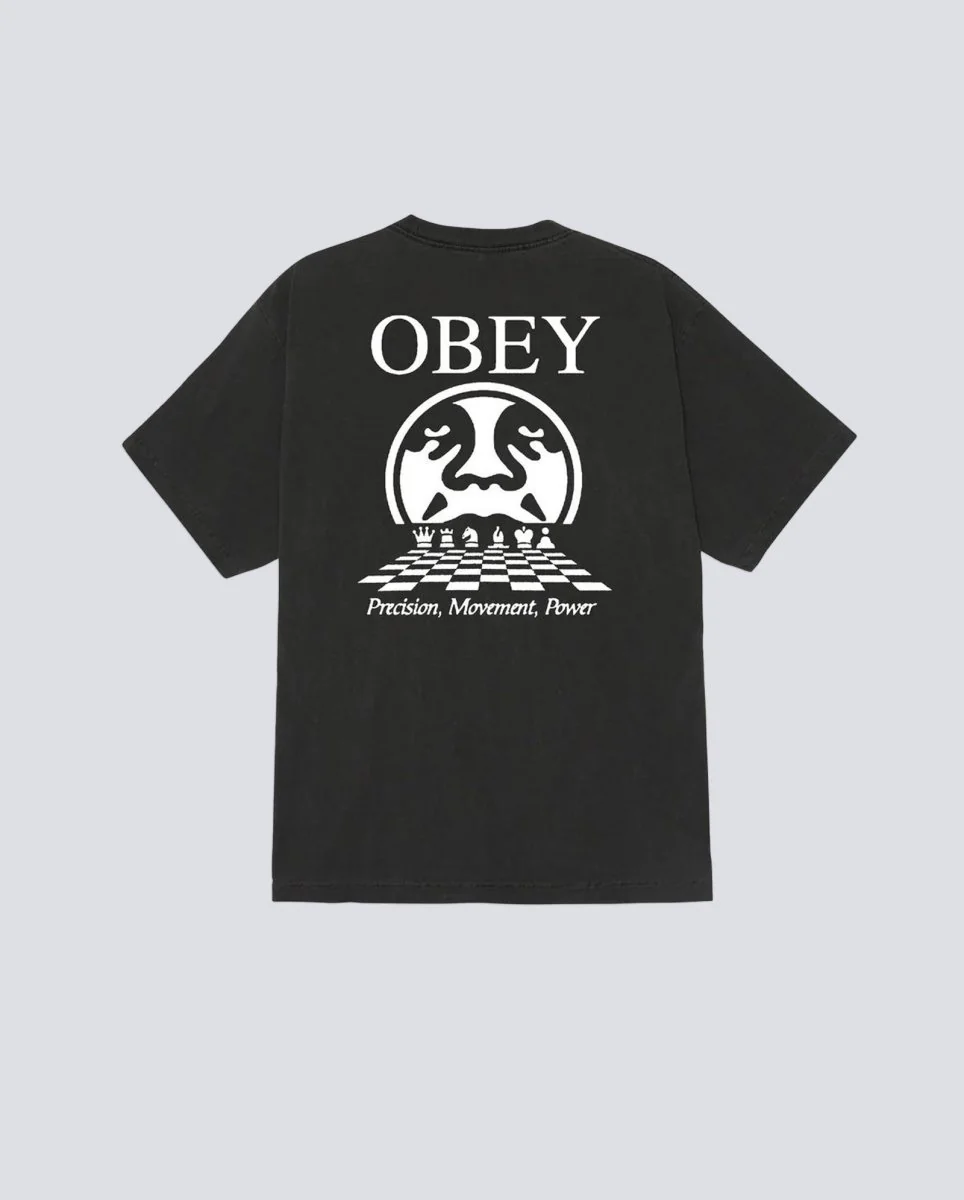 Camiseta Obey Precision Negro Hombre - Image 2
