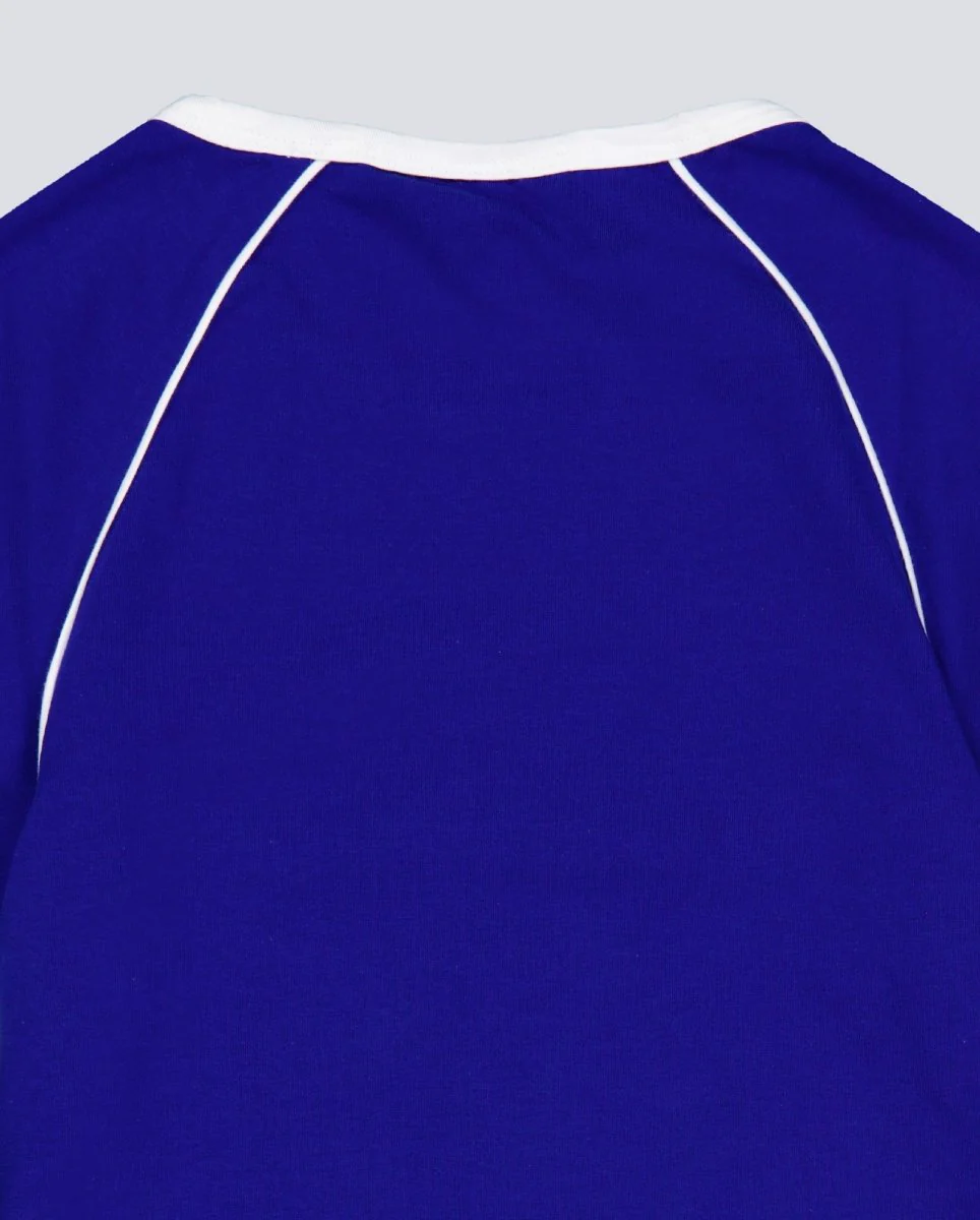 Camiseta Obey Replay Raglan Azul Y Verde Mujer - Image 6