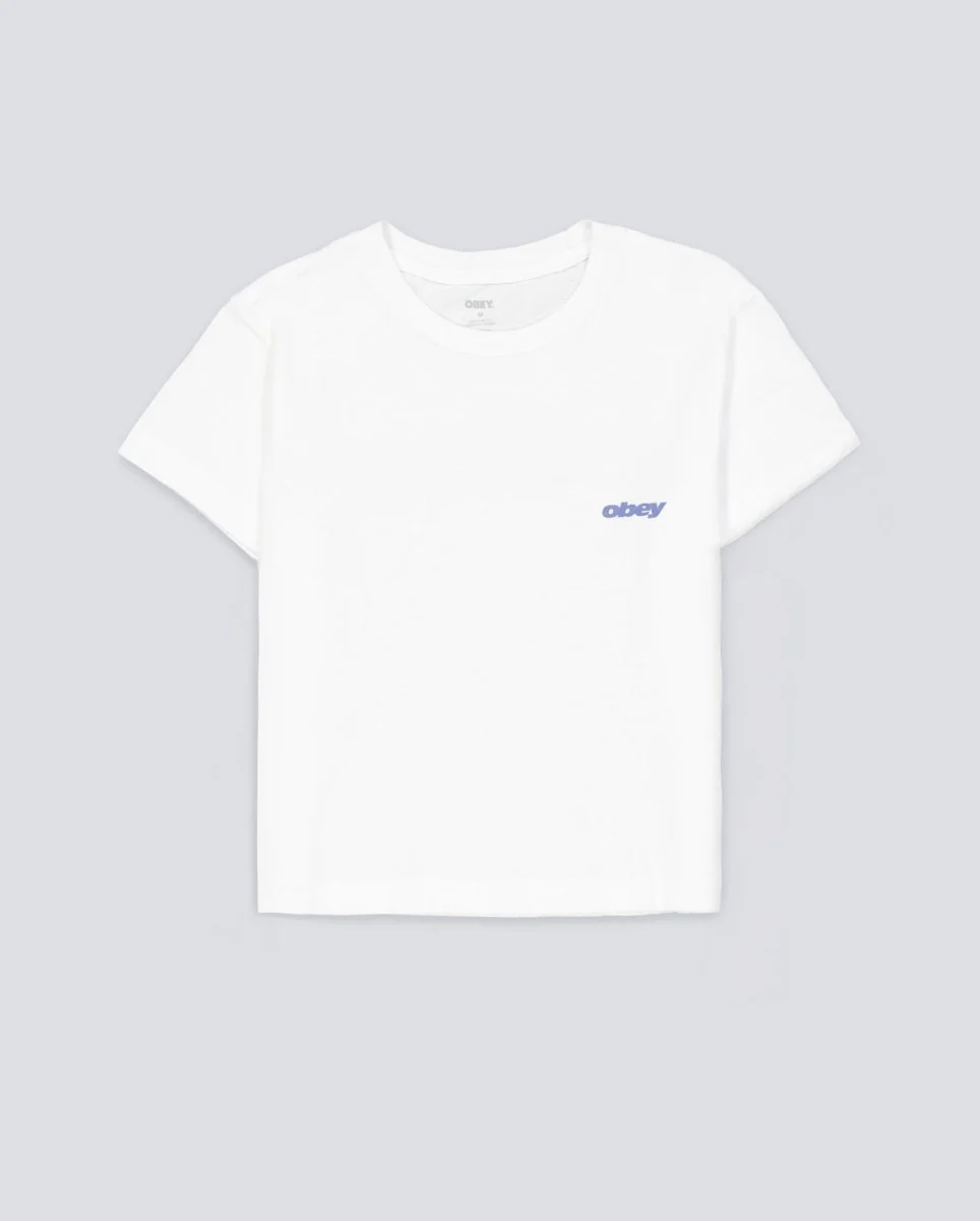Camiseta Obey Speed Blanco Mujer