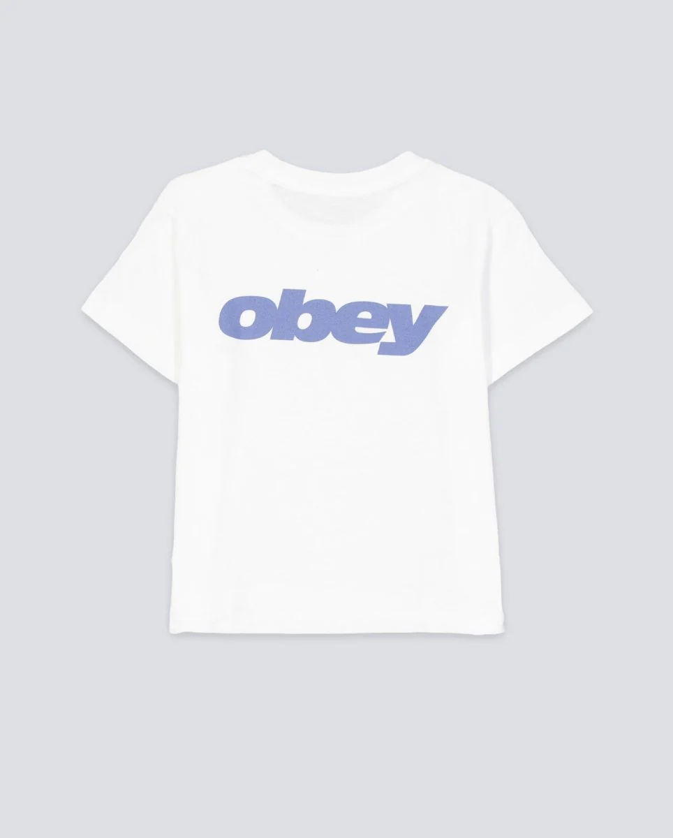 Camiseta Obey Speed Blanco Mujer - Image 3