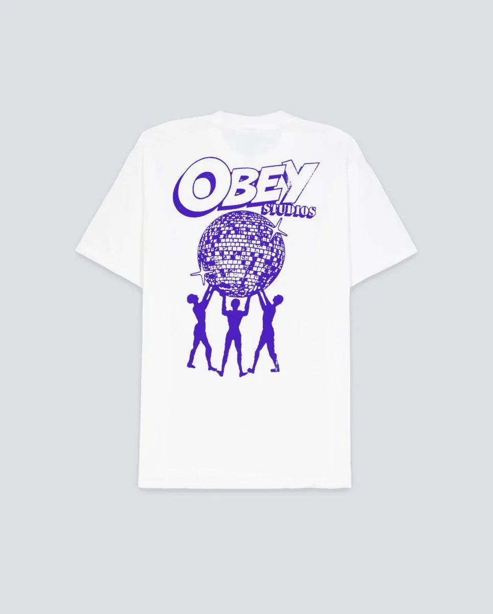 Camiseta Obey Uplift Blanco Unisex - Image 3