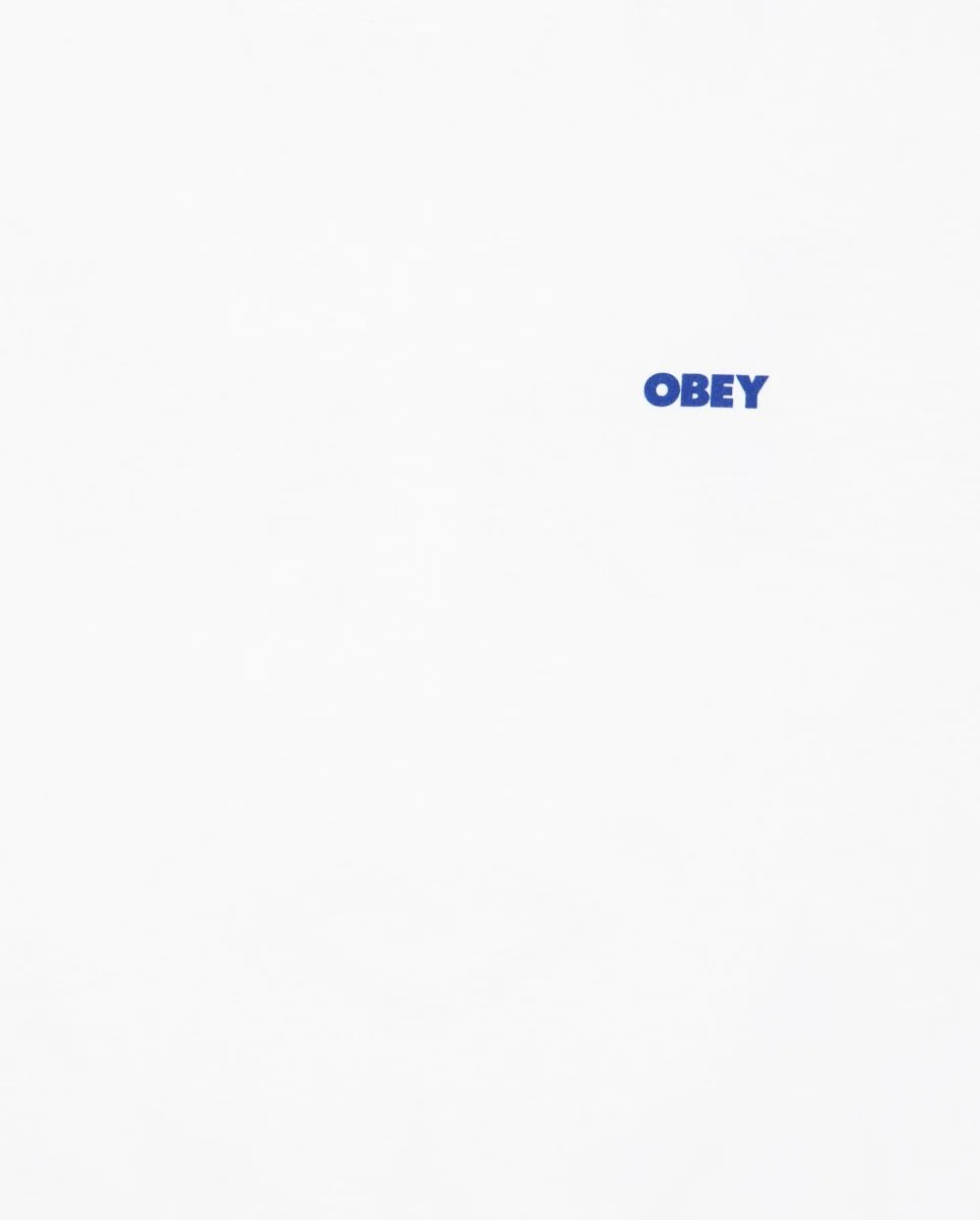 Camiseta Obey Visual Studies Blanco Unisex - Image 3