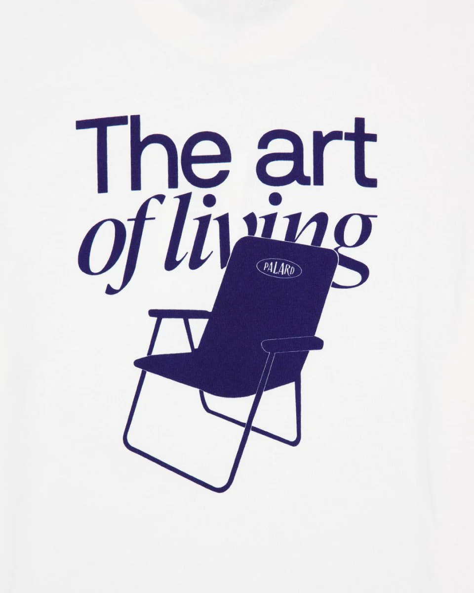 Camiseta Palard The Art of Living Blanco Hombre - Image 3