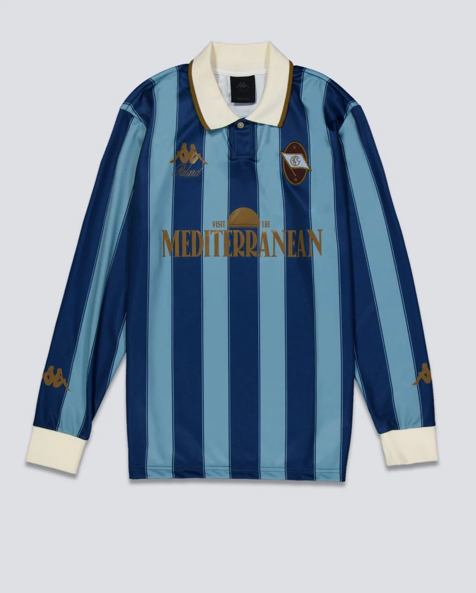 Camiseta Palard x Kappa Mediterranean FC Azul Unisex