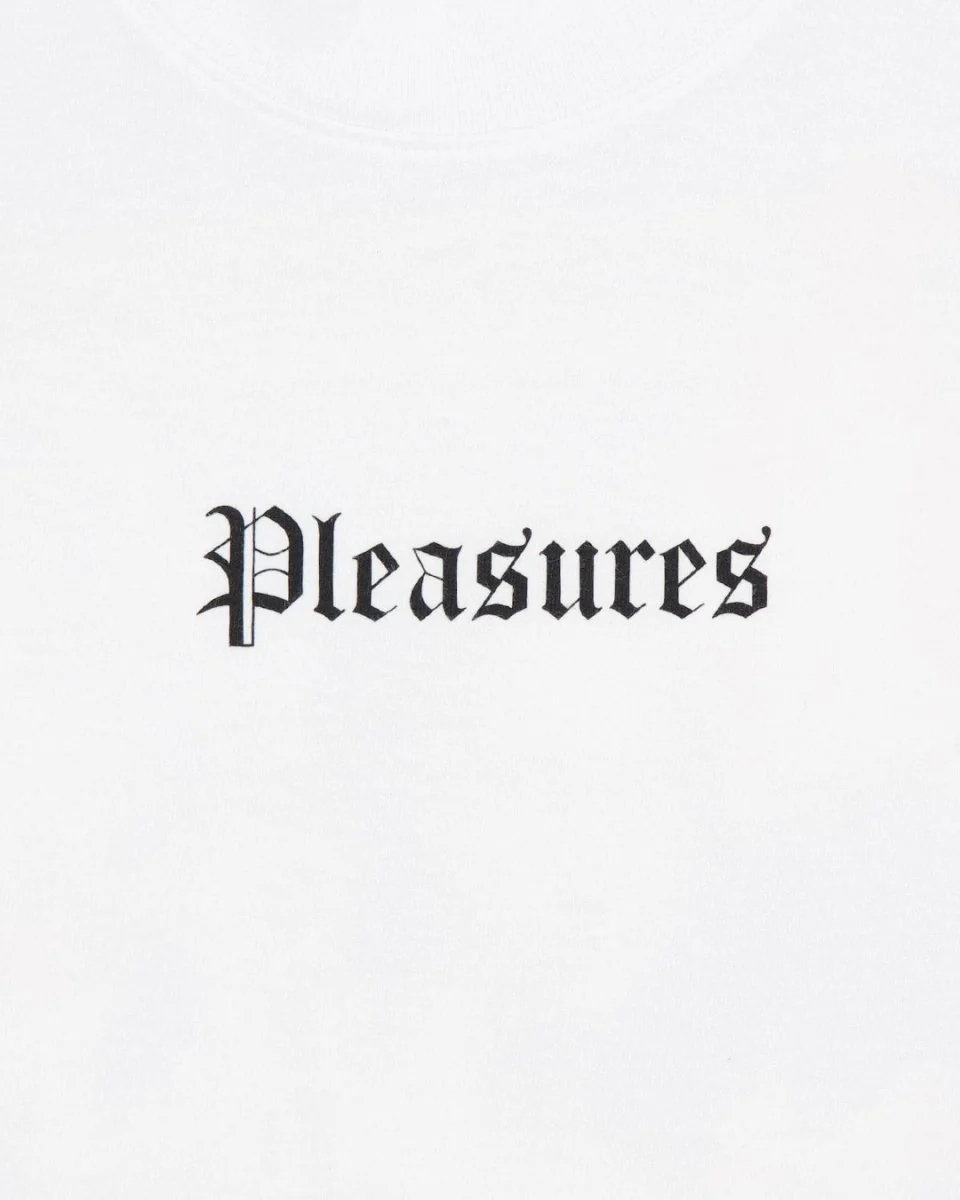 Camiseta Pleasures Burn Again Blanco Hombre - Image 3