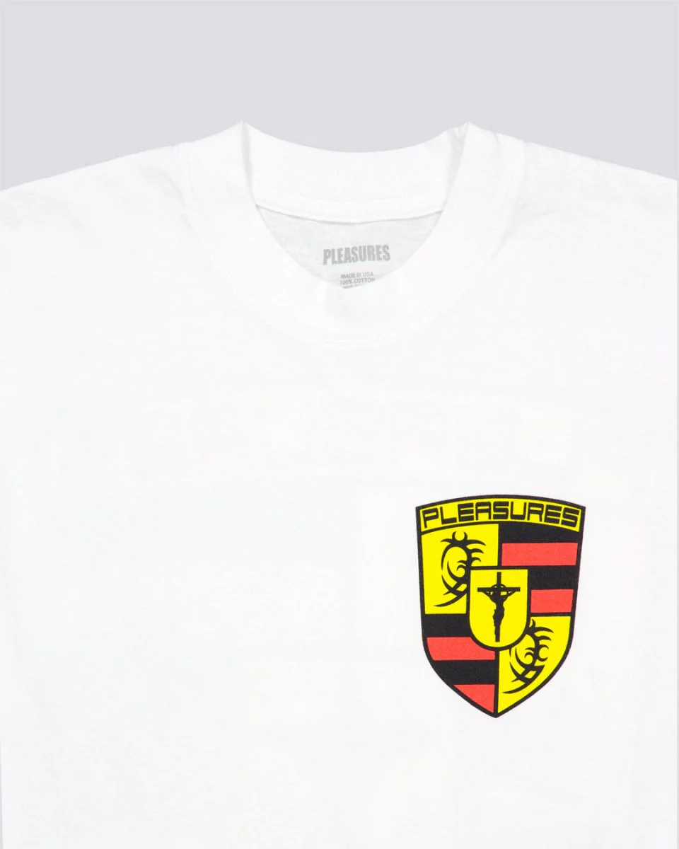 Camiseta Pleasures Fast Life Blanco Unisex - Image 3