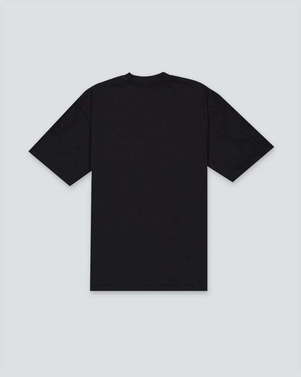 Camiseta Pleasures Satisfaction Negro Hombre - Image 3