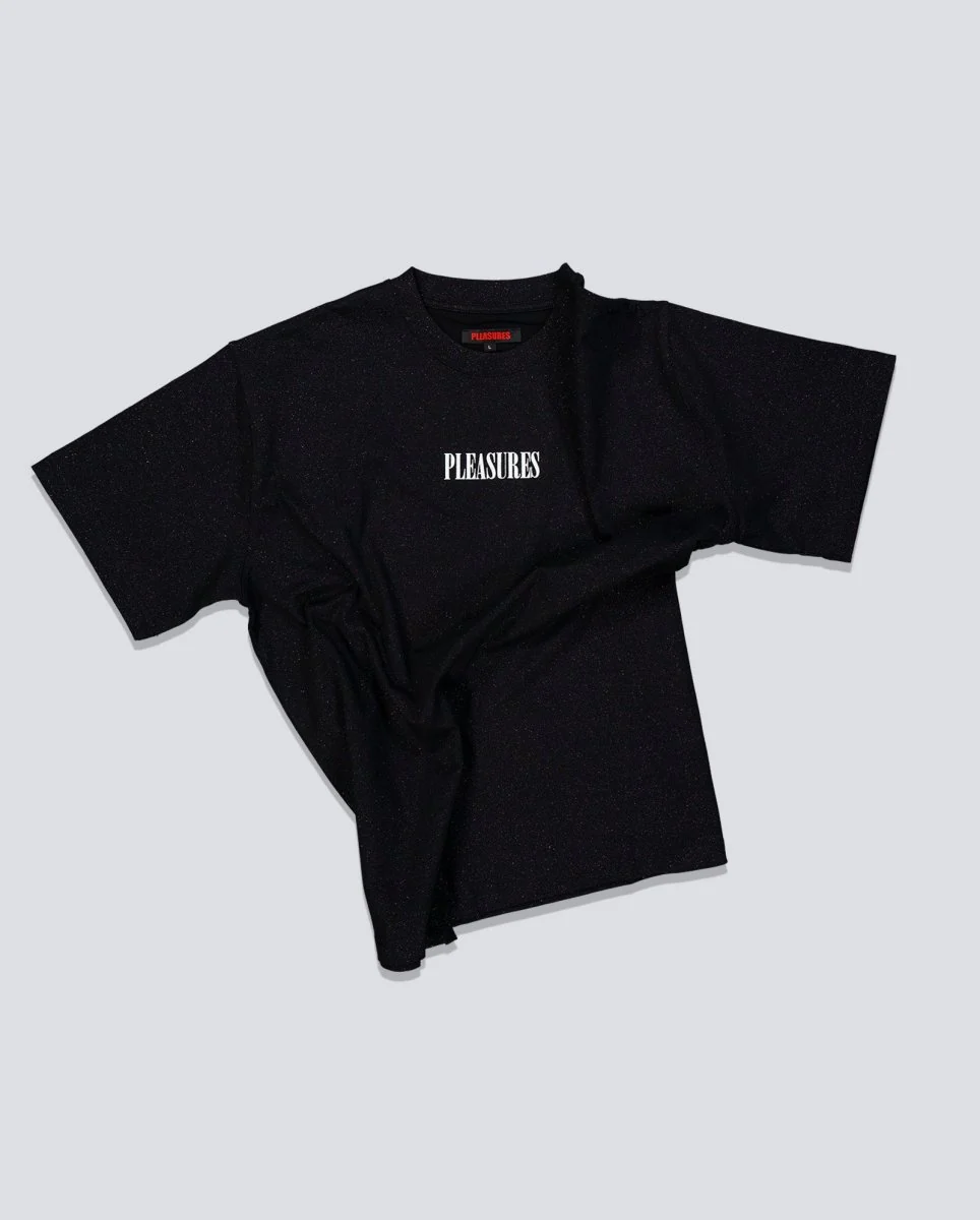 Camiseta Pleasures Starry Heavyweight Shirt Negro Unisex - Image 3