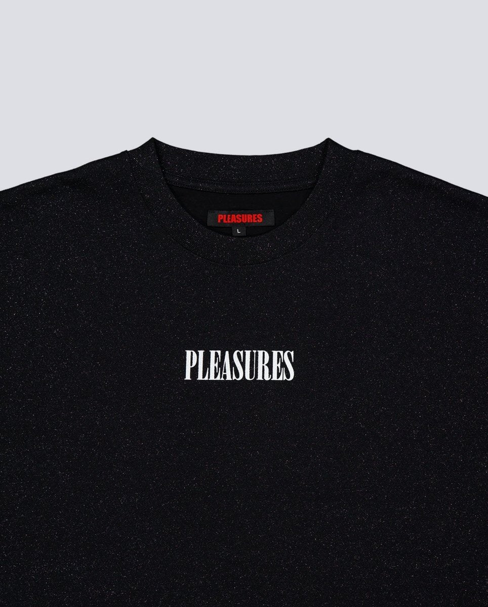 Camiseta Pleasures Starry Heavyweight Shirt Negro Unisex - Image 4