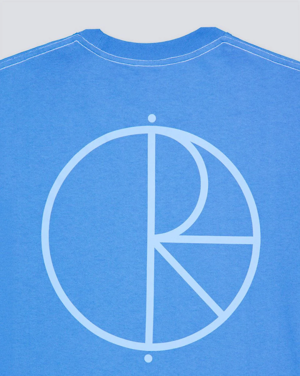 Camiseta Polar Skate Co Contrast Tee Stroke Logo Azul Unisex - Image 3