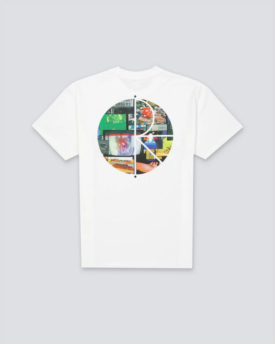 Camiseta Polar Skate Co Fill Logo Ourselves Blanco Unisex - Image 2