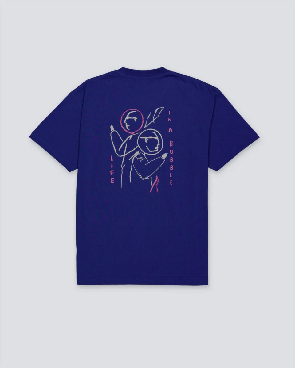 Camiseta Polar Skate Co Life in a Bubble Azul Marino Unisex - Image 2
